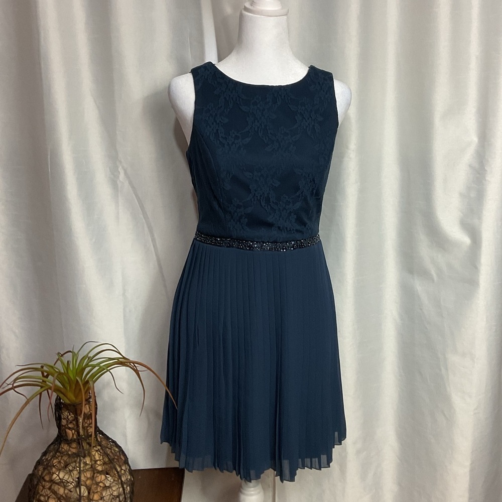 Speechless Navy Blue Dress